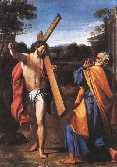 Annibale Carracci Jesus and Saint Peter oil painting picture